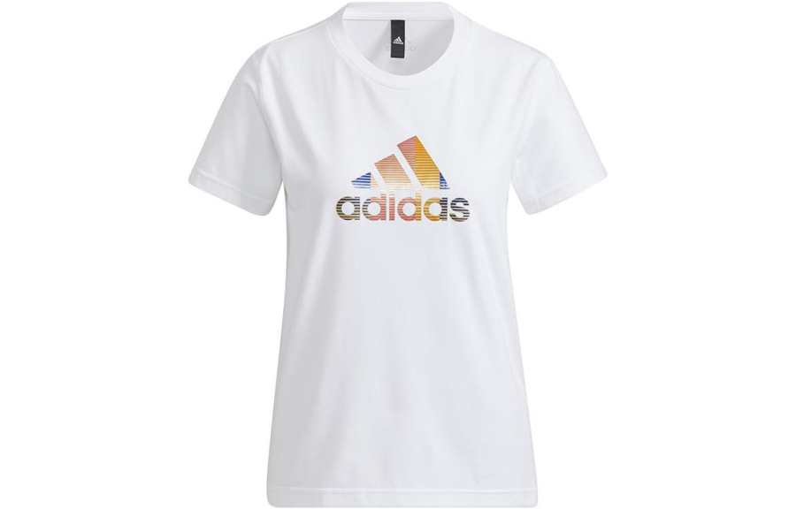 Adidas Adidas Set in Sleeve T Shirt Women's White