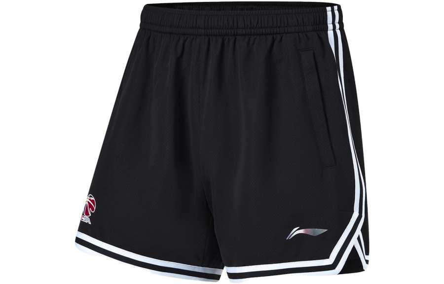 Li-Ning Li Ning CBA Collection Professional Basketball Collection Basketball Shorts Men's Black