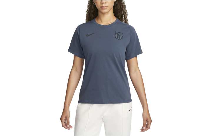 Nike Nike T Shirts Women's Thunder Blue Crew Neck Moderate Other