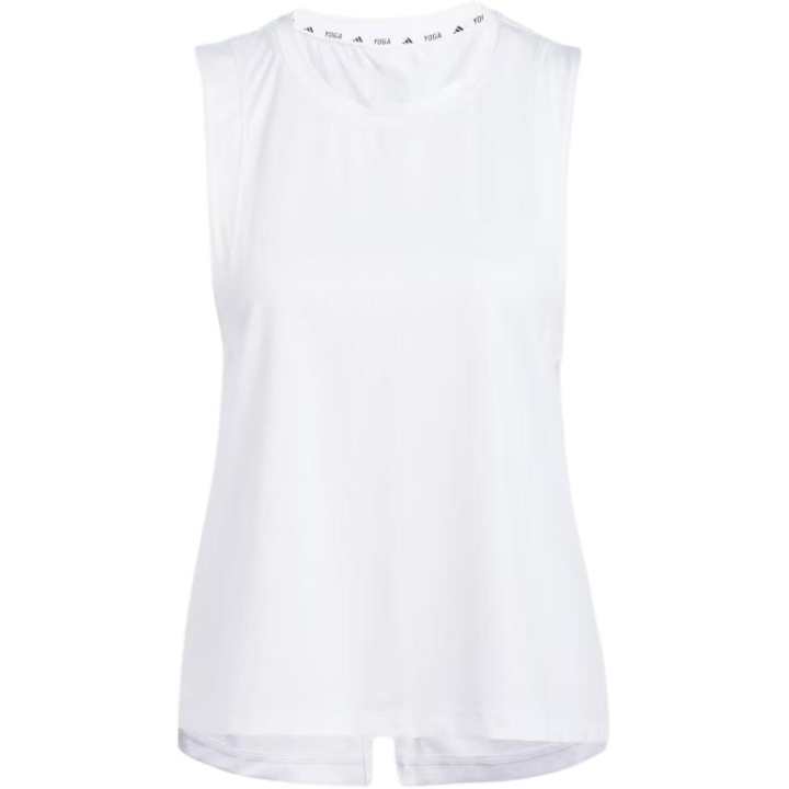 Adidas Adidas Women's Studio Tank Top White/Grey Two