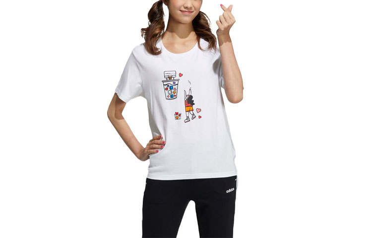 Adidas Neo T Shirt Women's White