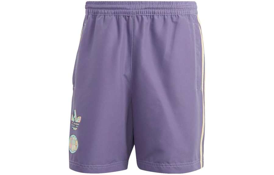 Adidas Originals ENJOY POLY Sports Shorts Men's Technology Purple Moderate