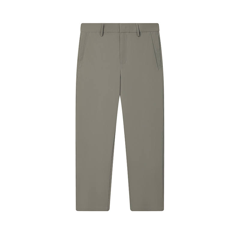 FILA Casual Pants Men's Taupe GY Moderate Straight Fit Pants