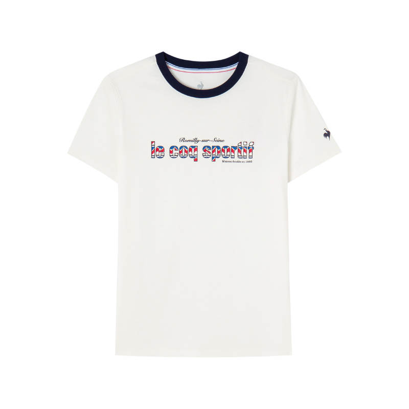 Le Coq Sportif T Shirts Women's Crew Neck Moderate Straight Fit