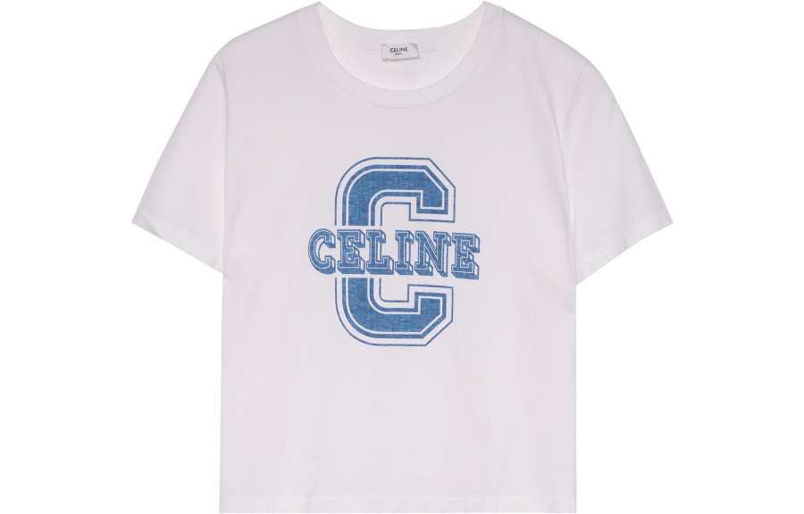 CELINE CELINE SS22 Regular T Shirt Women's White
