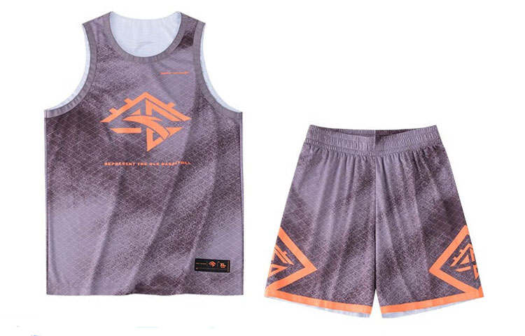 Anta Basketball Suit Men's Dusty Purple