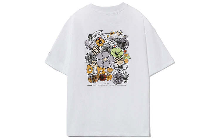 Li-Ning Li Ning Sports Fashion Collection T Shirts Women's Standard White Crew Neck Moderate