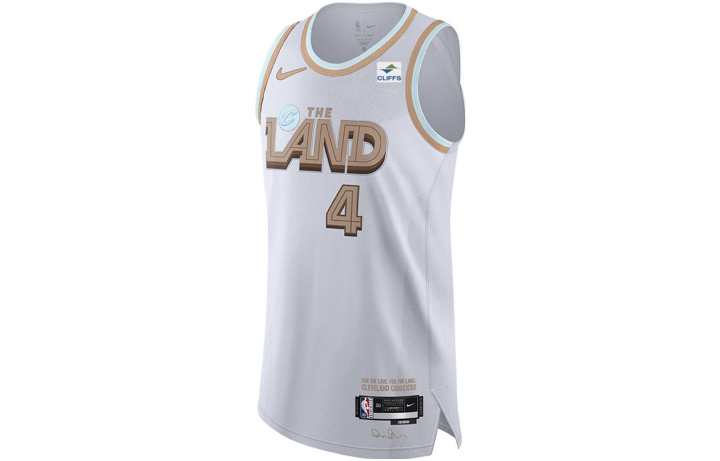 Nike Nike Basketball Jerseys Men's White Moderate Straight Fit