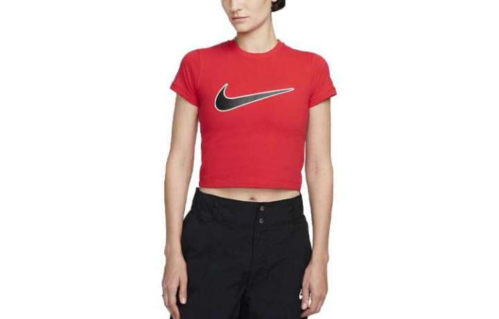 Nike Nike Short Sleeved T Shirts Women's Red