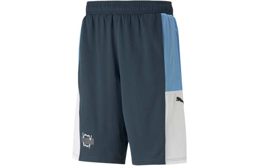 PUMA Mix Badge Sports Shorts Men's Midnight Blue Moderate