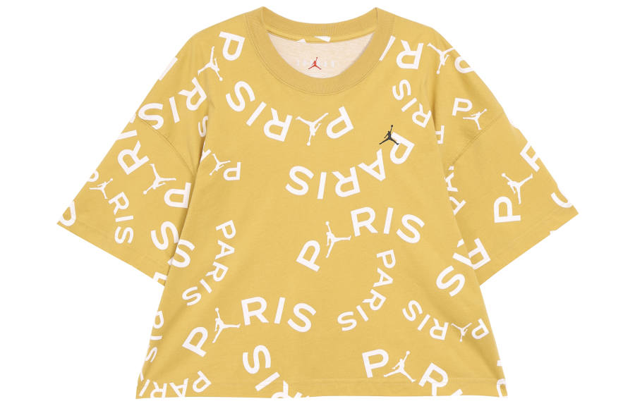 Jordan Jordan Drop Shoulder Sleeve T Shirt Women's Gold