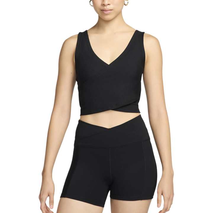Nike Nike Tank Tops Women's Black V Neck Moderate Other