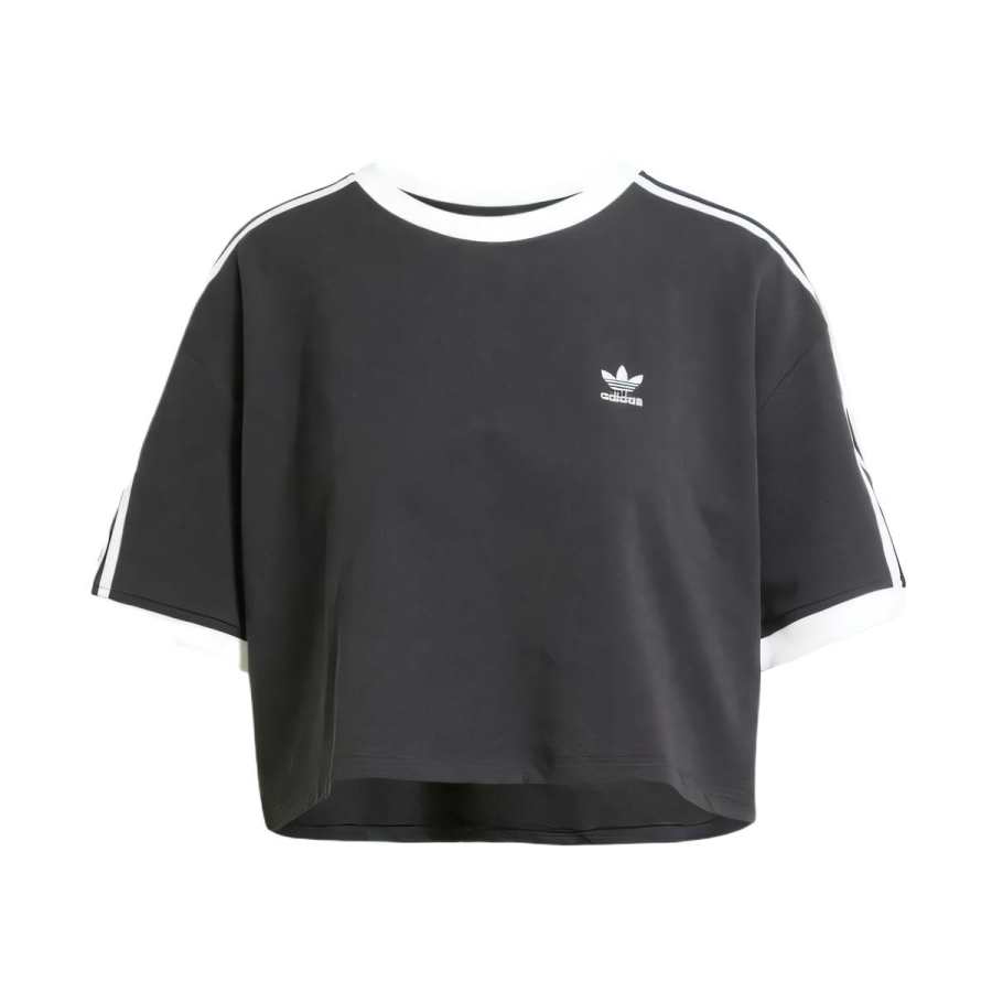 Adidas Originals Adicolor 3 Stripes Loose Crop Tee