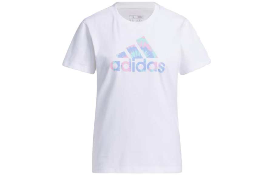 Adidas Adidas T Shirts Women's White Crew Neck Moderate Straight Fit