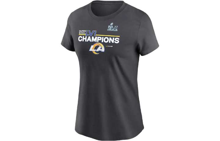 Nike Nike T Shirts Women's Gray Crew Neck Moderate Straight Fit