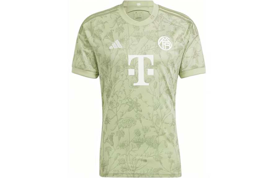 Adidas Adidas FC Bayern Soccer Jerseys Men's Light Green Moderate Straight Fit