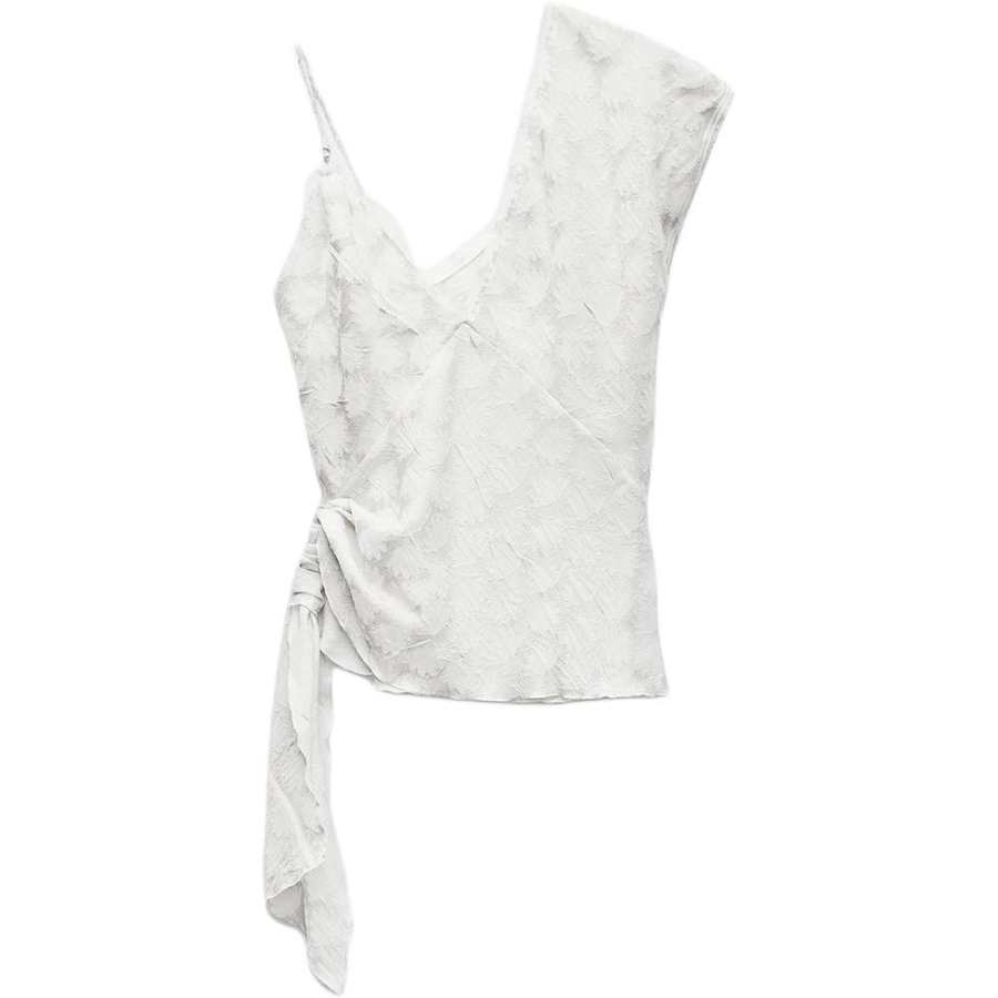 ZARA ZW Series Tank Tops Women's White