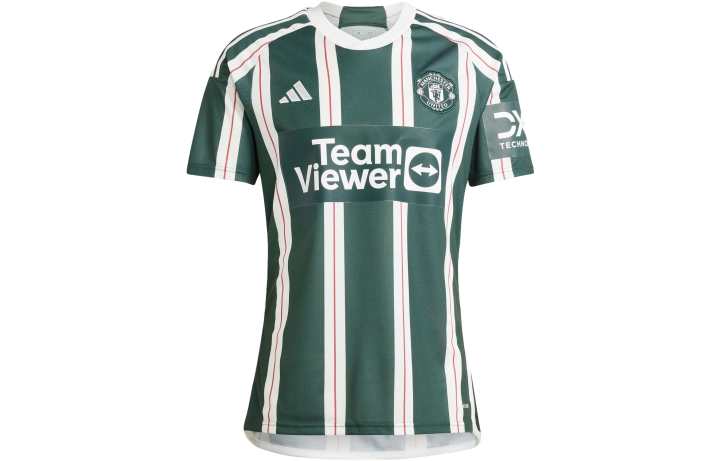 Adidas Adidas Manchester United Soccer Jersey Men's Night Sky Green