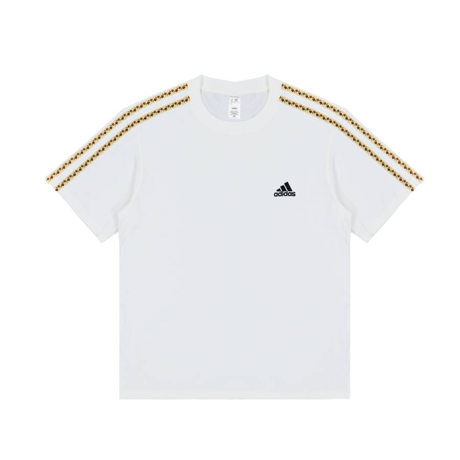 Adidas Adidas T Shirts Unisex White Crew Neck Moderate Straight Fit