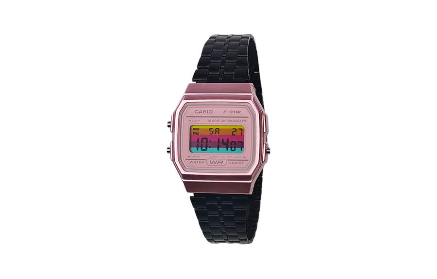 CASIO CASIO Custom Collection Quartz Movement Stainless Steel Strap Watch Women's Watch Pink Watch Dial