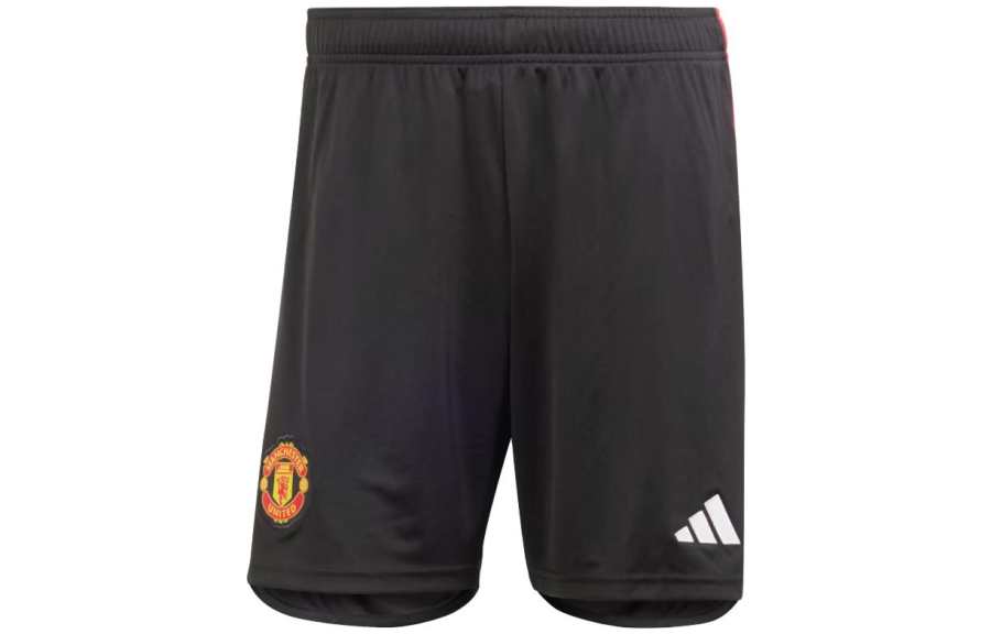 Adidas Adidas Manchester United Soccer Bottoms Men's Black Moderate Straight Fit Pants