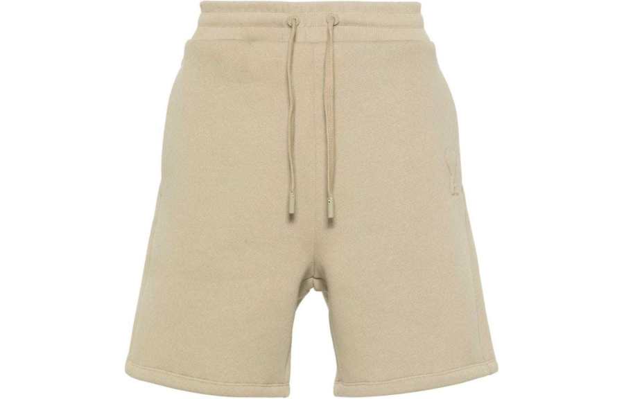 AMIPARIS Alexandre Mattiussi Logo Embroidered Drawstring Knitted Shorts