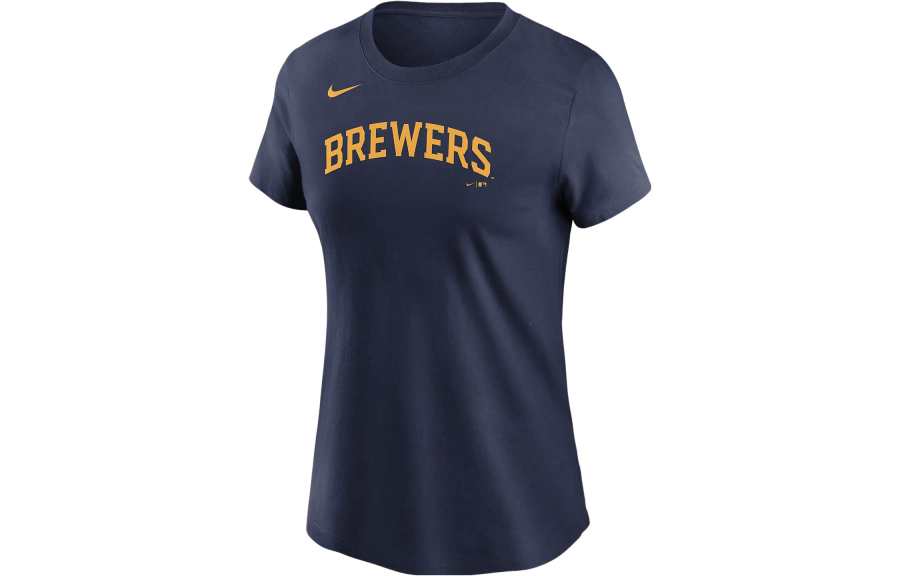 Nike Nike Christian Yelich Milwaukee Brewers Fuse Women's Nike Mlb T Shirt