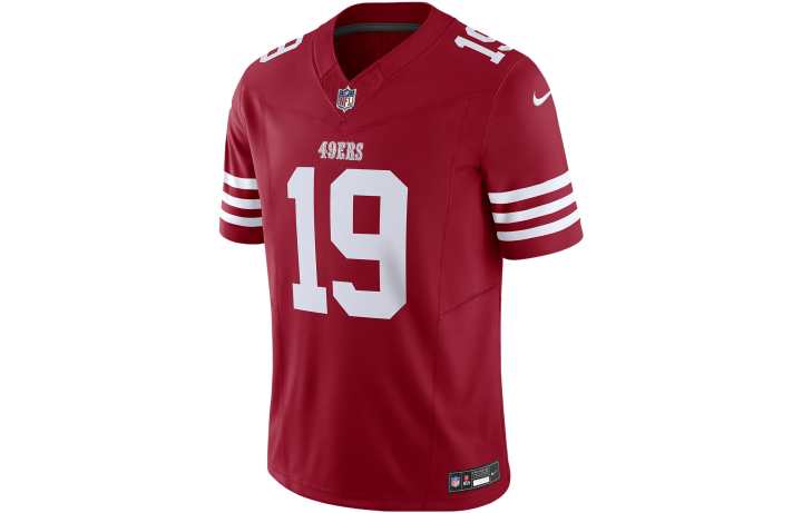 Nike Nike Soccer Jerseys Men's Red Moderate Straight Fit