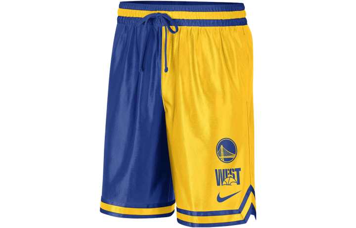 Nike Nike Sports Shorts Men's Yellow Blue Patchwork Thin