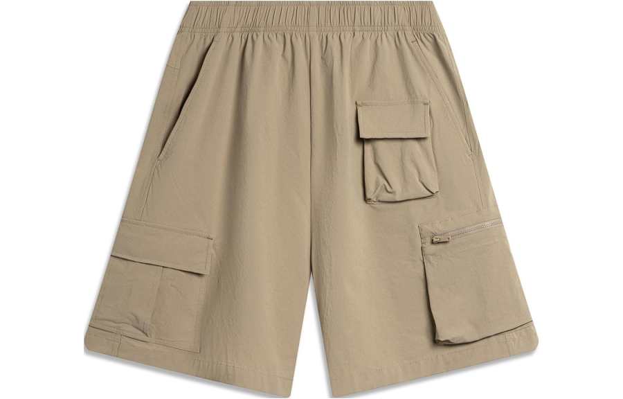 Li-Ning Li Ning Sports Life Collection Sports Shorts Men's Camel Khaki
