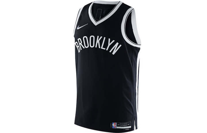 Nike Nike Basketball Jerseys Men's Black Moderate Straight Fit