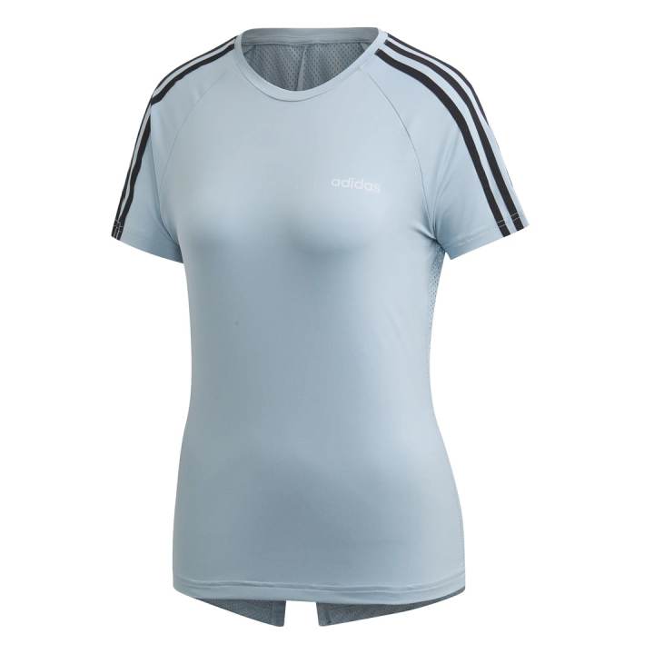 Adidas Adidas T Shirts Women's Blue Crew Neck Moderate