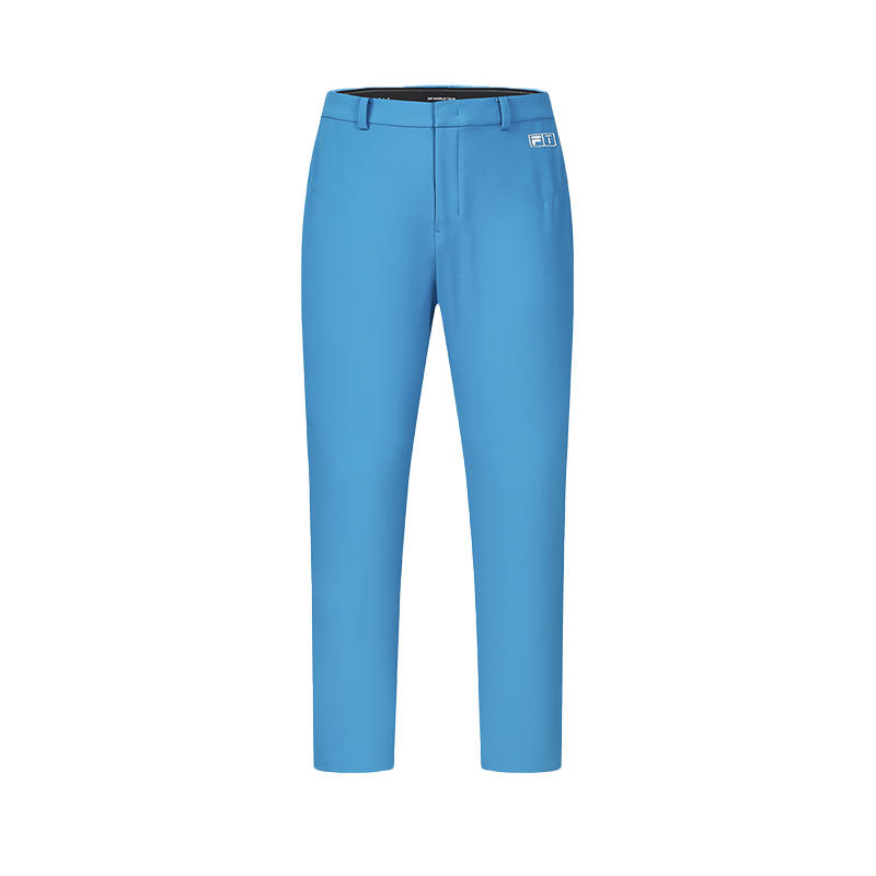 FILA Casual Pants Men's Sunny Mountain Blue Moderate Straight Fit Pants