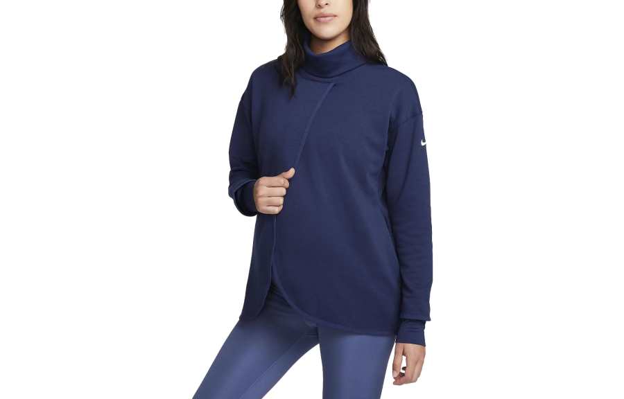 Nike Nike T Shirts Women's Marine Blue Turtleneck Moderate Other