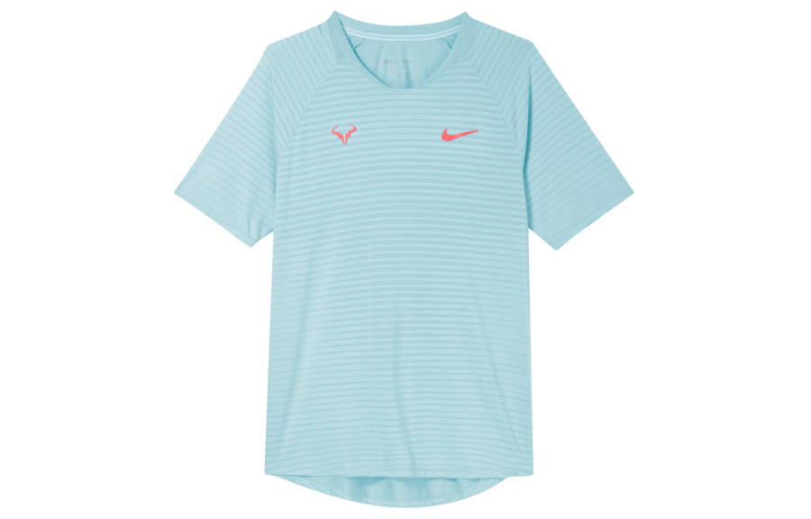 Nike Nike Tennis Tops Men's Polar Blue/Laser Red Crew Neck Moderate