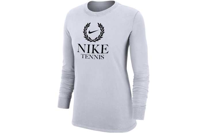 Nike Nike T Shirts Women's White Crew Neck Moderate Straight Fit