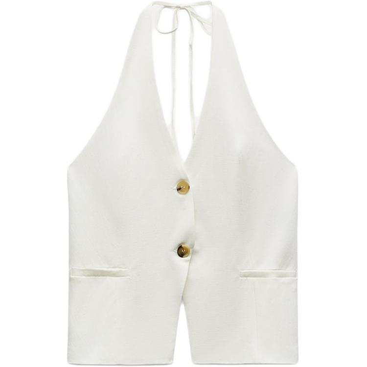 ZARA Trf Tank Top Women's White