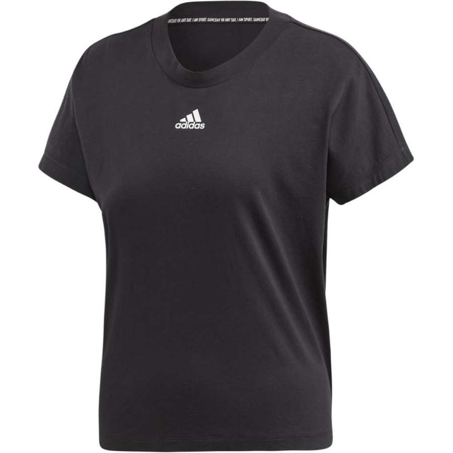 Adidas Adidas 3 Stripes T Shirt Women's Black