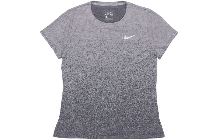 Nike Nike T Shirts Women's Gray Crew Neck Moderate Other