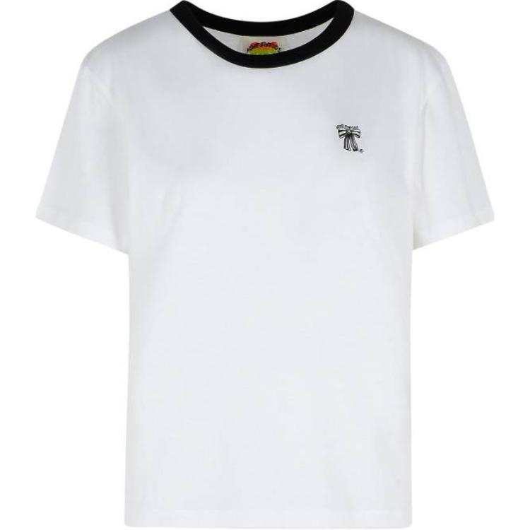 Acne Studios Logo Printed Crewneck T Shirt