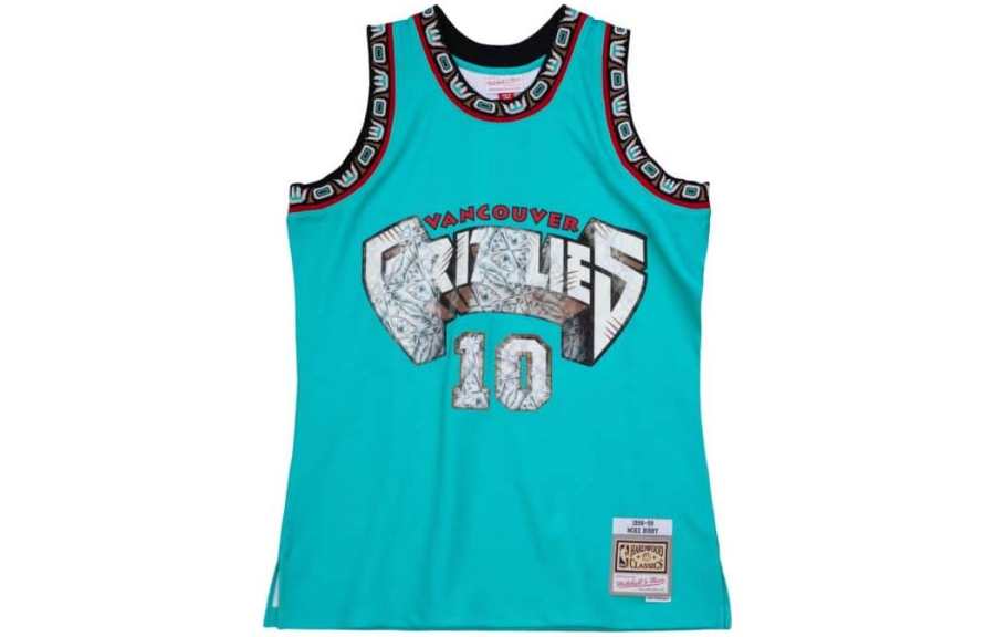 Mitchell Ness Mitchell Ness Basketball Jerseys Men's Blue Moderate Other