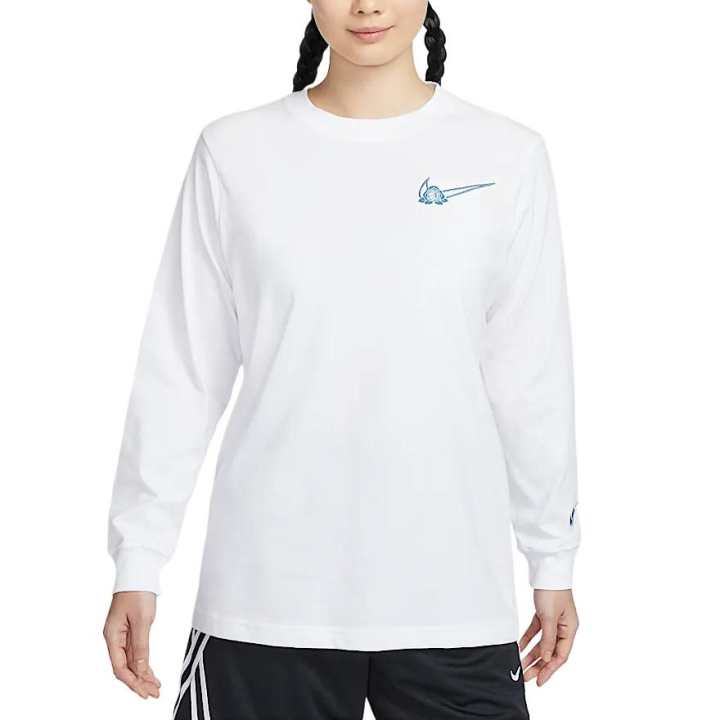 Nike Nike Drop Shoulder Sleeve T Shirt Women's White