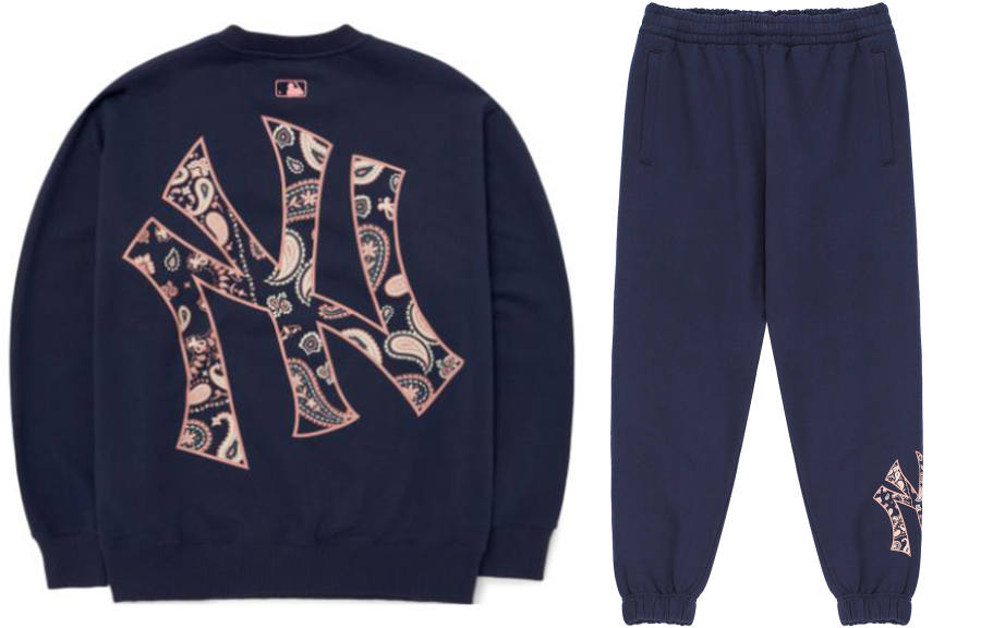 MLB MLB New York Yankees Sweatshirt Set Unisex Navy Blue