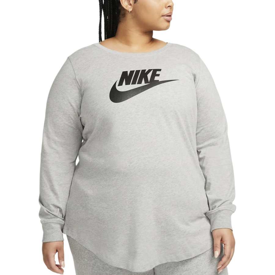 Nike Nike Sportswear Club Women's Long Sleeve T Shirt Plus Size