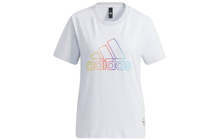 Adidas Adidas Set in Sleeve T Shirt Women's Light Blue