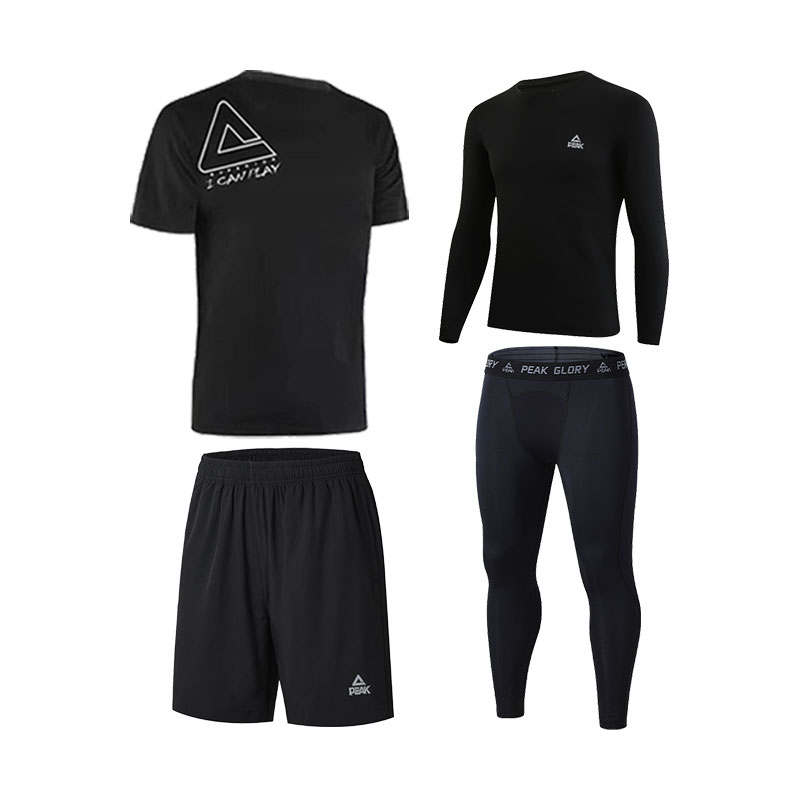PEAK Fitness Sets Unisex Crew Neck Moderate