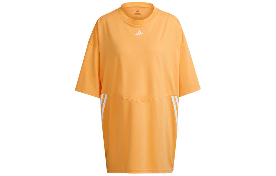 Adidas Adidas Drop Shoulder Sleeve T Shirt Women's Orange
