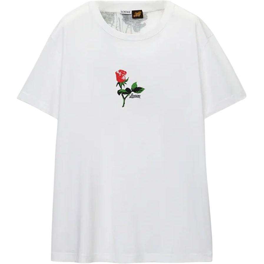 LOEWE LOEWE Rose print T shirt