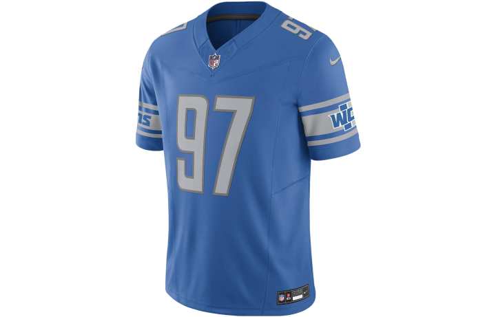 Nike Nike Soccer Jerseys Men's Blue Moderate Straight Fit
