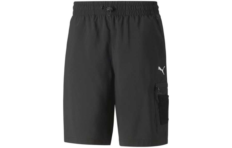PUMA BMW M Motorsport OPEN ROAD Woven Shorts 9'' Sports Shorts Men's Black